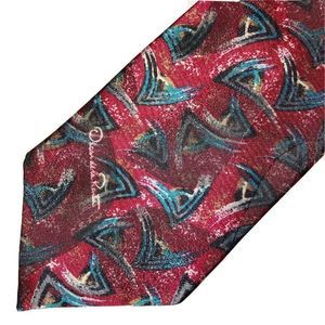 Vintage Oscar De La Renta Studio Tie Abstract